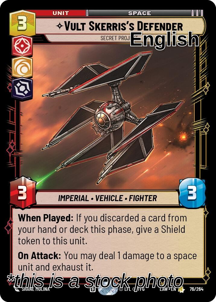 Vult Skerris's Defender - Secret Project