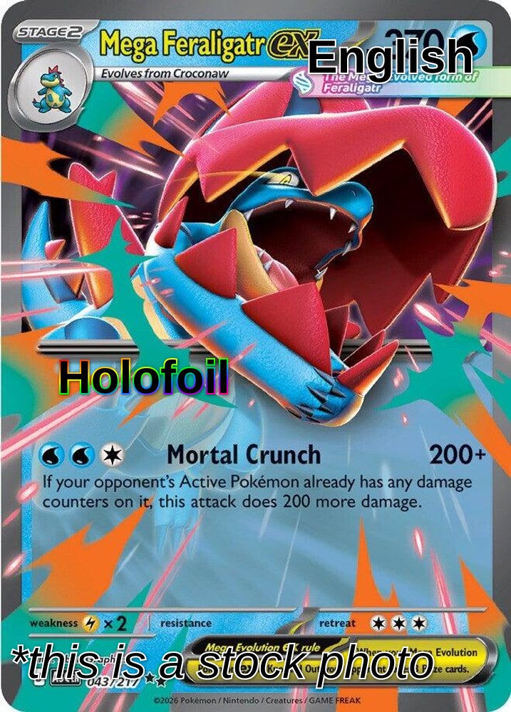 Mega Feraligatr ex - 043/217