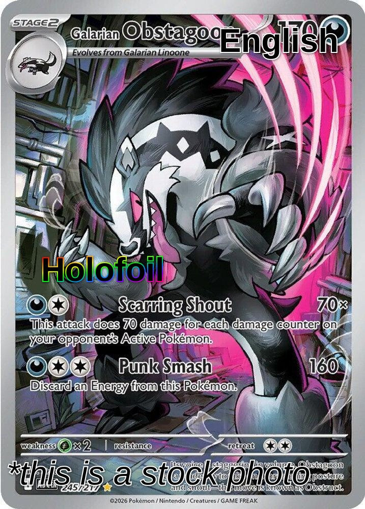 Galarian Obstagoon - 245/217
