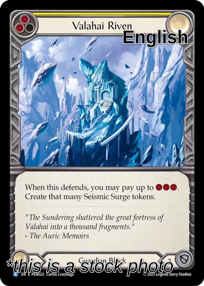Valahai Riven (Yellow)