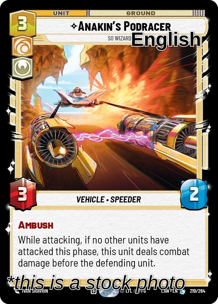 Anakin's Podracer - So Wizard!