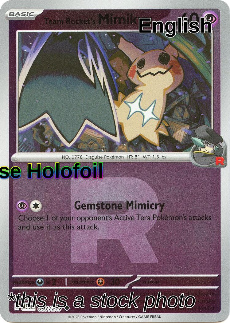 Team Rocket's Mimikyu (Team Rocket)