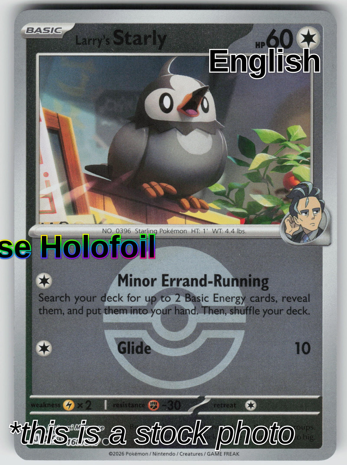 Larry's Starly (Poke Ball)