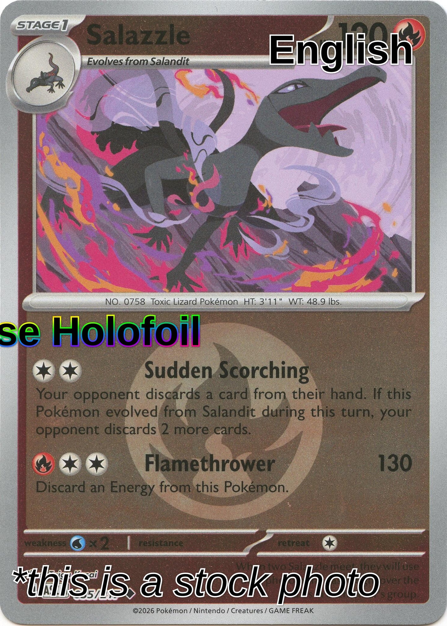 Salazzle - 035/217 (Energy Symbol Pattern)
