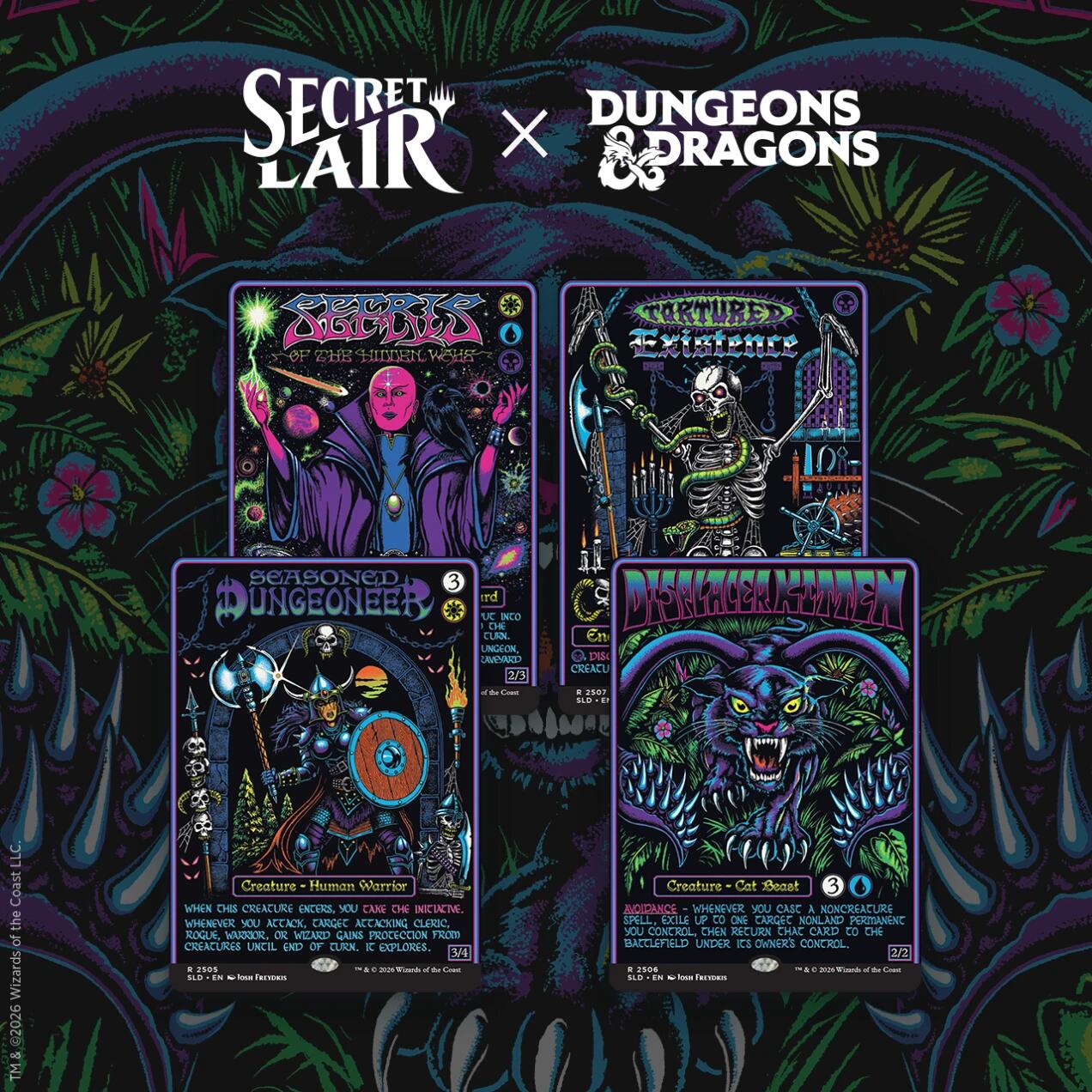Secret Lair Drop: Secret Lair x Dungeons & Dragons: Black Lights & Dark Dungeons - Non-Foil Edition