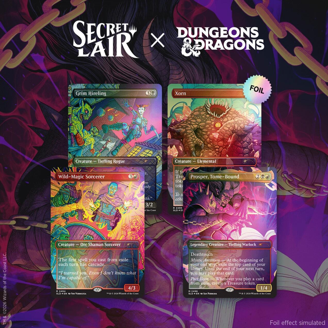 Secret Lair Drop: Secret Lair x Dungeons & Dragons: Shadow’s Over Baldur’s Gate - Foil Edition