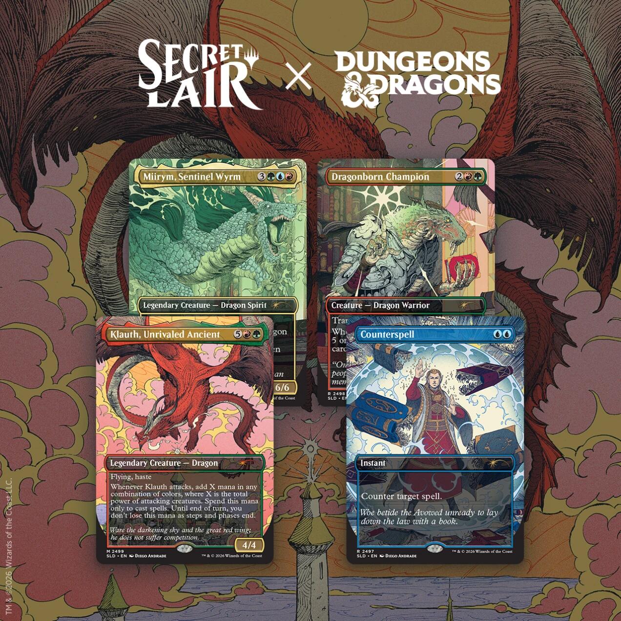 Secret Lair Drop: Secret Lair x Dungeons & Dragons: Whispers in Candlekeep - Non-Foil Edition