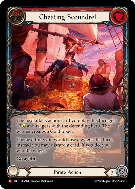 Cheating Scoundrel (Red) (Extended Art)