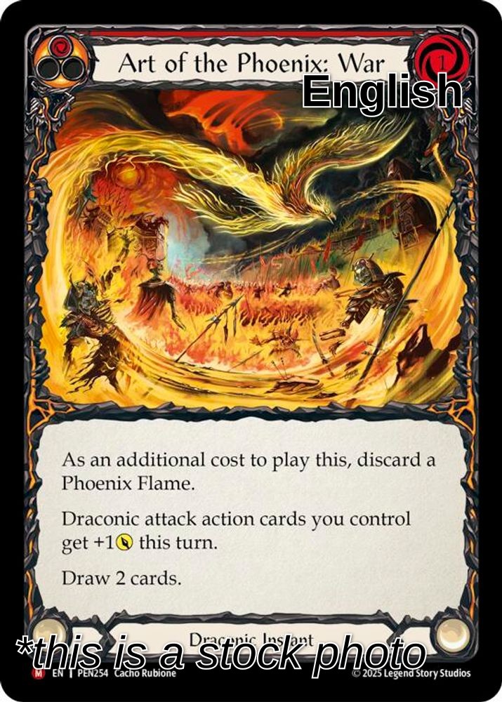 Art Of The Phoenix: War (Red)
