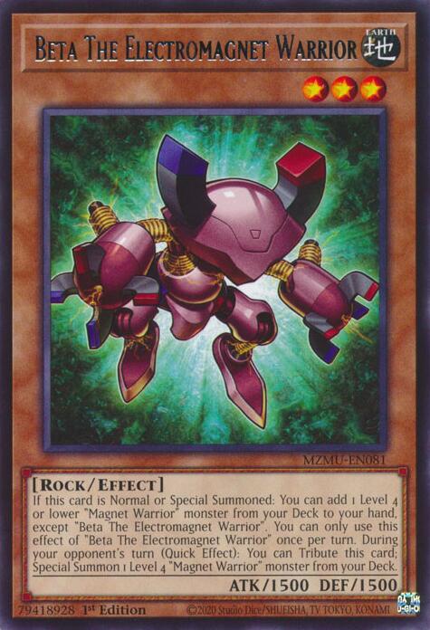 Beta The Electromagnet Warrior