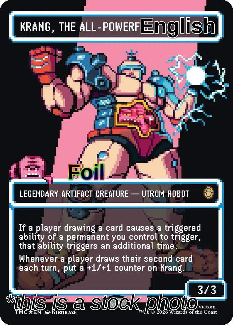 Krang, the All-Powerful (Borderless) (Surge Foil)