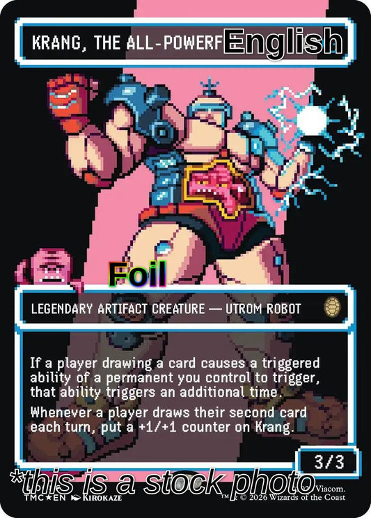 Krang, the All-Powerful (Borderless) (Surge Foil)