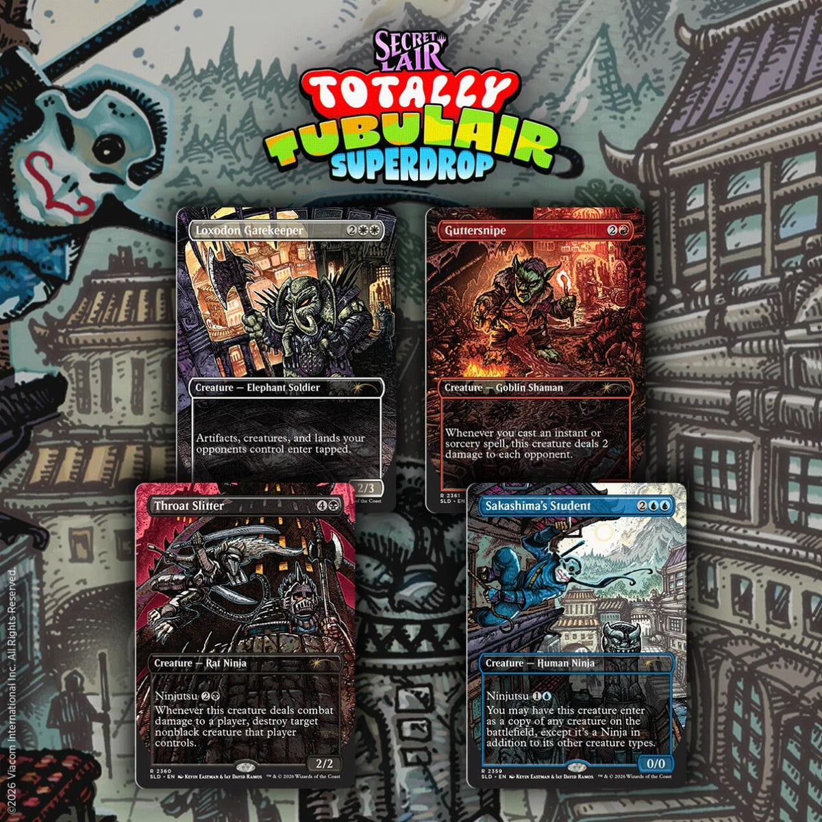 Secret Lair Drop: Featuring: Kevin Eastman (Colors) - Non-Foil Edition