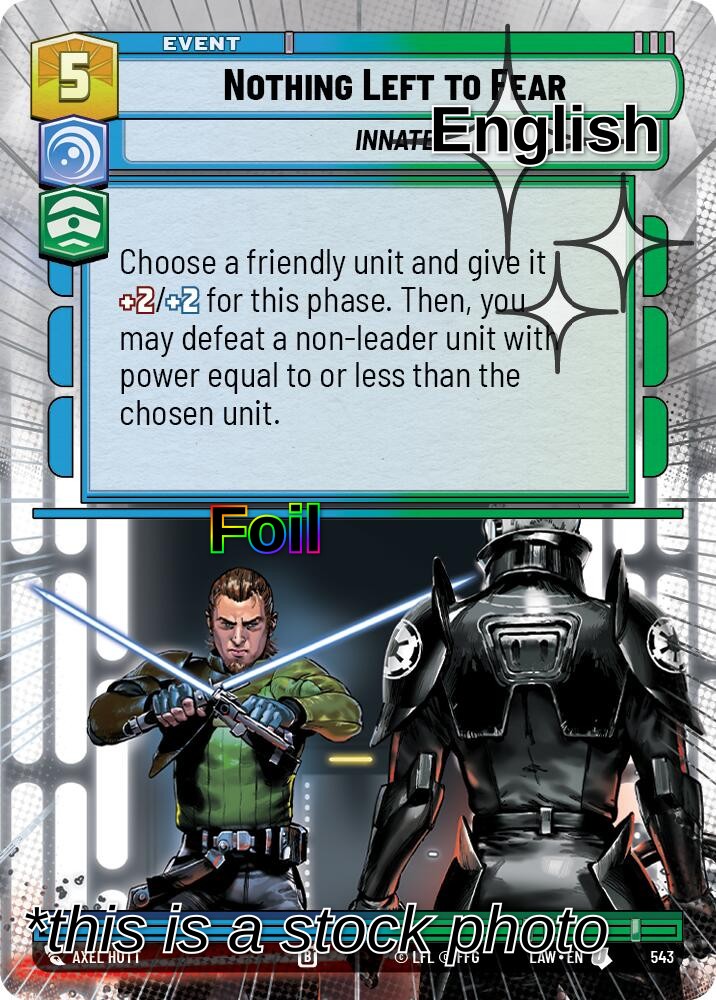 Nothing Left to Fear (Hyperspace Foil)
