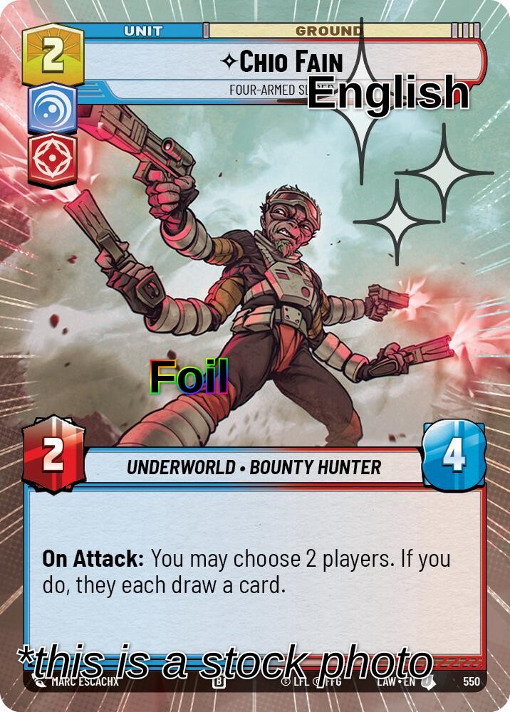 Chio Fain - Four-Armed Slicer (Hyperspace Foil)