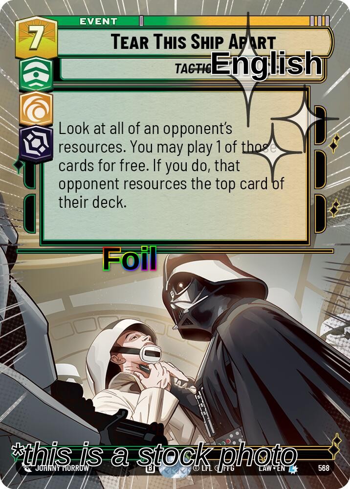Tear This Ship Apart (Hyperspace Foil)