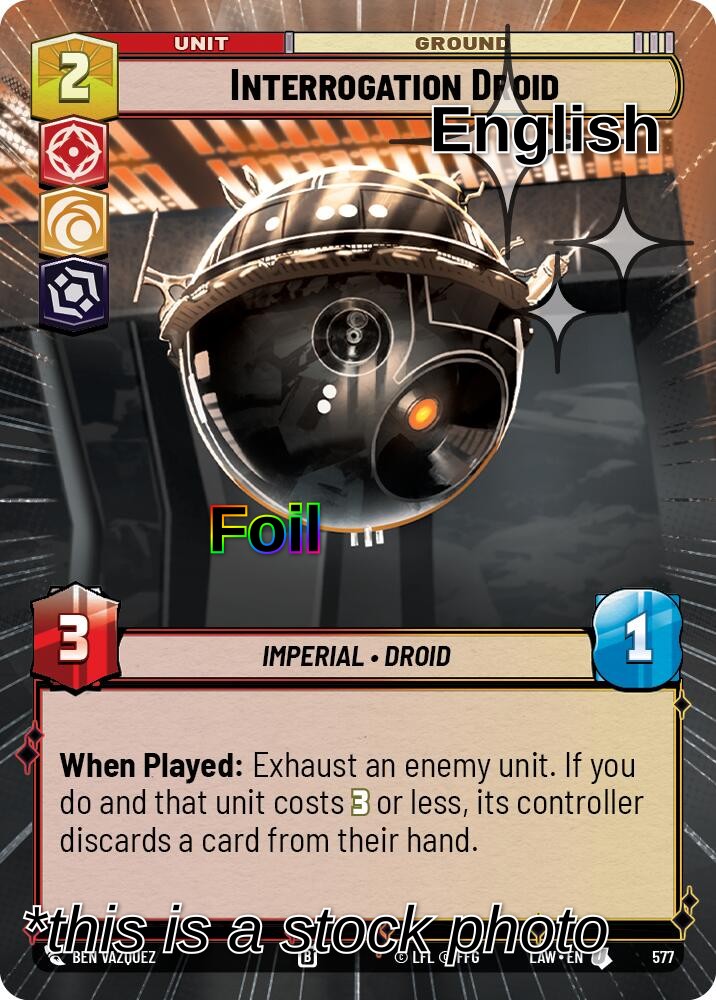 Interrogation Droid (Hyperspace Foil)