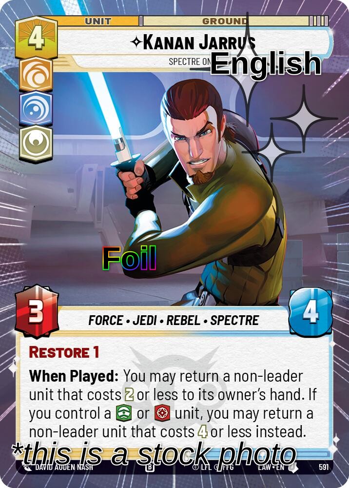 Kanan Jarrus - Spectre One (Hyperspace Foil)