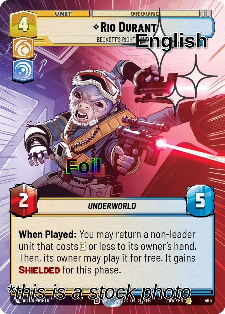 Rio Durant - Beckett's Right Hands (Hyperspace Foil)