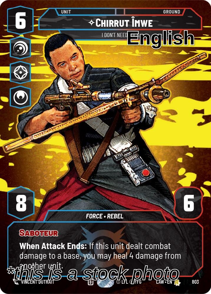 Chirrut Imwe - I Don't Need Luck (Prestige)