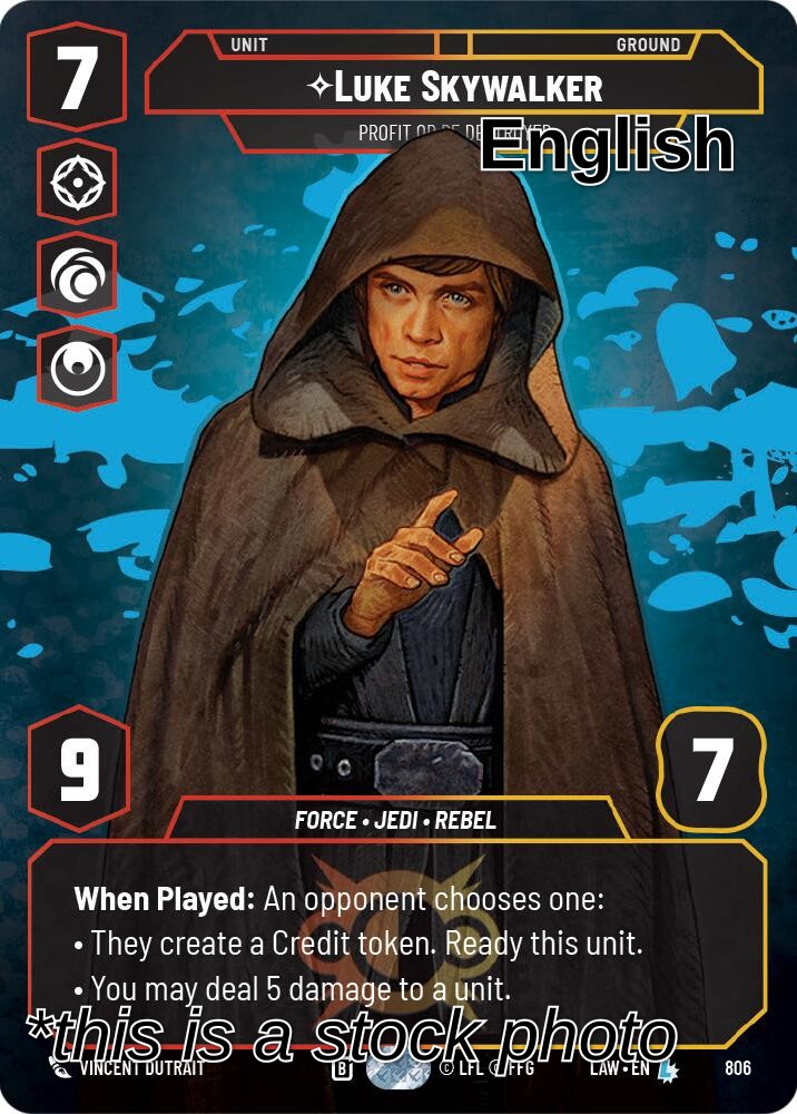 Luke Skywalker - Profit or Be Destroyed (Prestige)