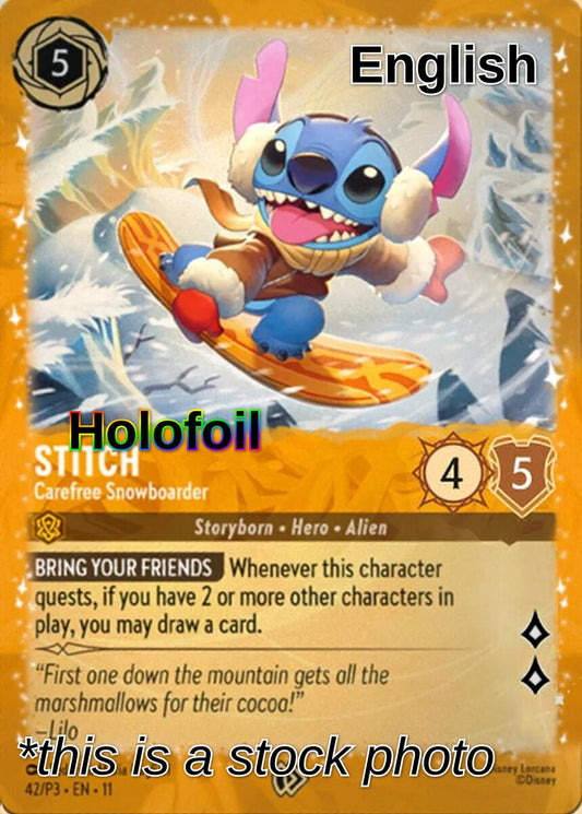 Stitch - Carefree Snowboarder