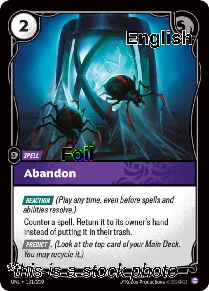 Abandon