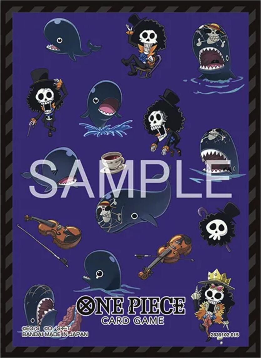 One Piece Card Game Official Sleeves - Brook & Laboon (70-Pack)