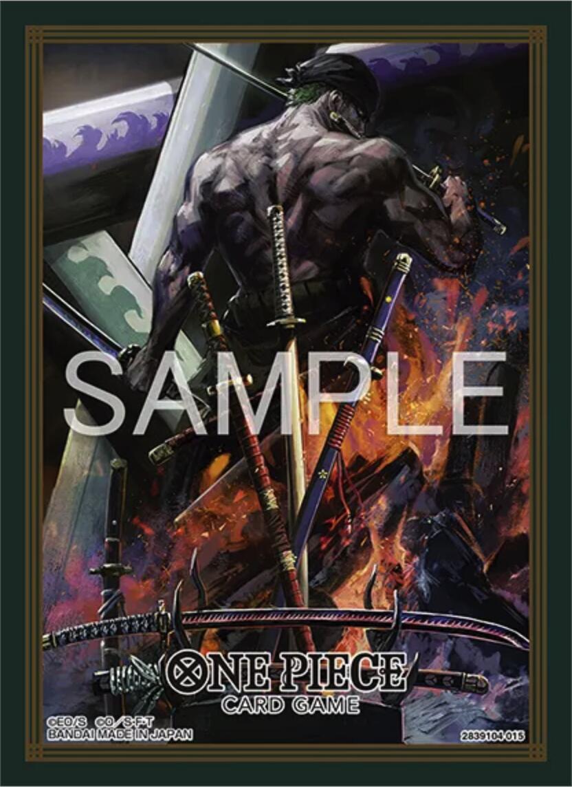 One Piece Card Game Official Sleeves - Roronoa Zoro (70-Pack)