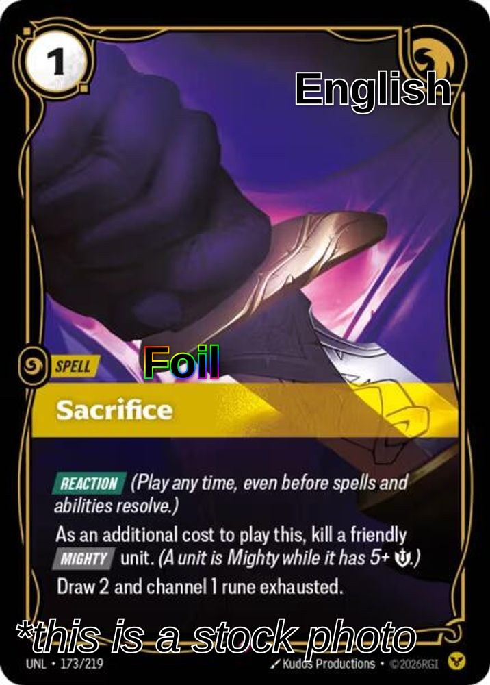 Sacrifice