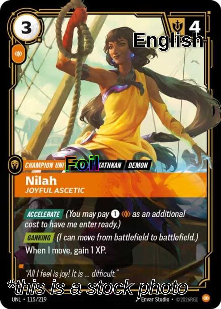 Nilah, Joyful Ascetic