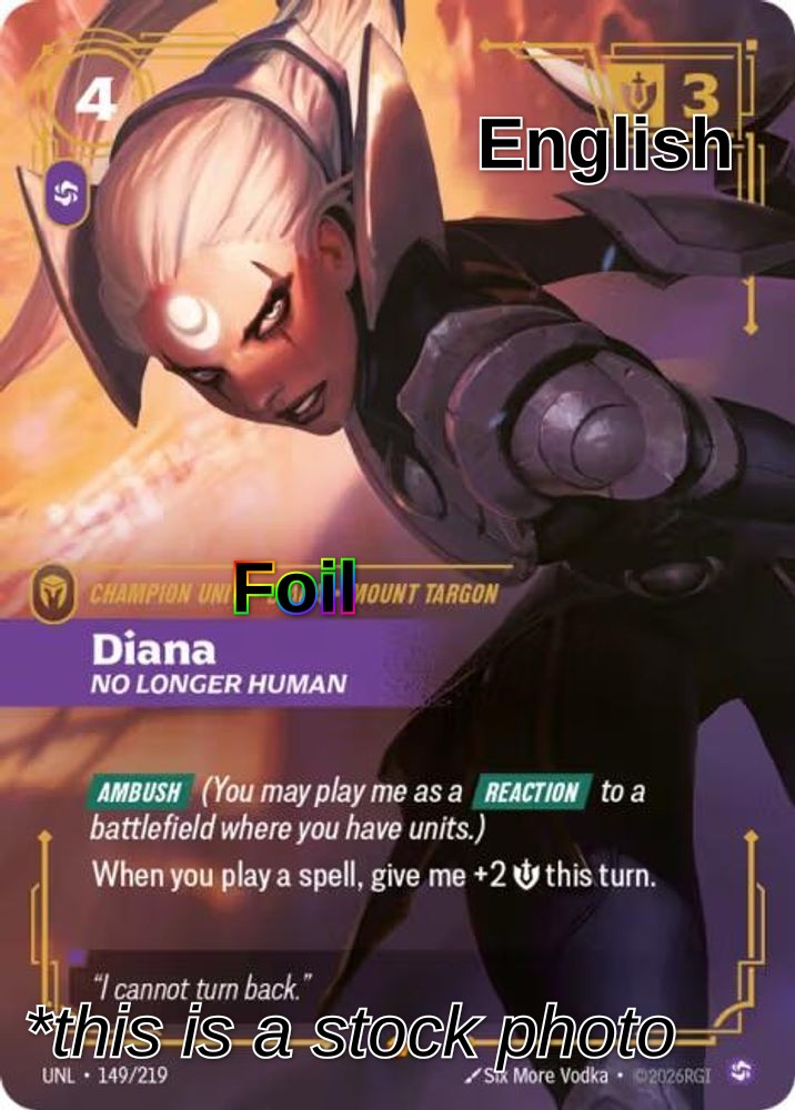 Diana, No Longer Human