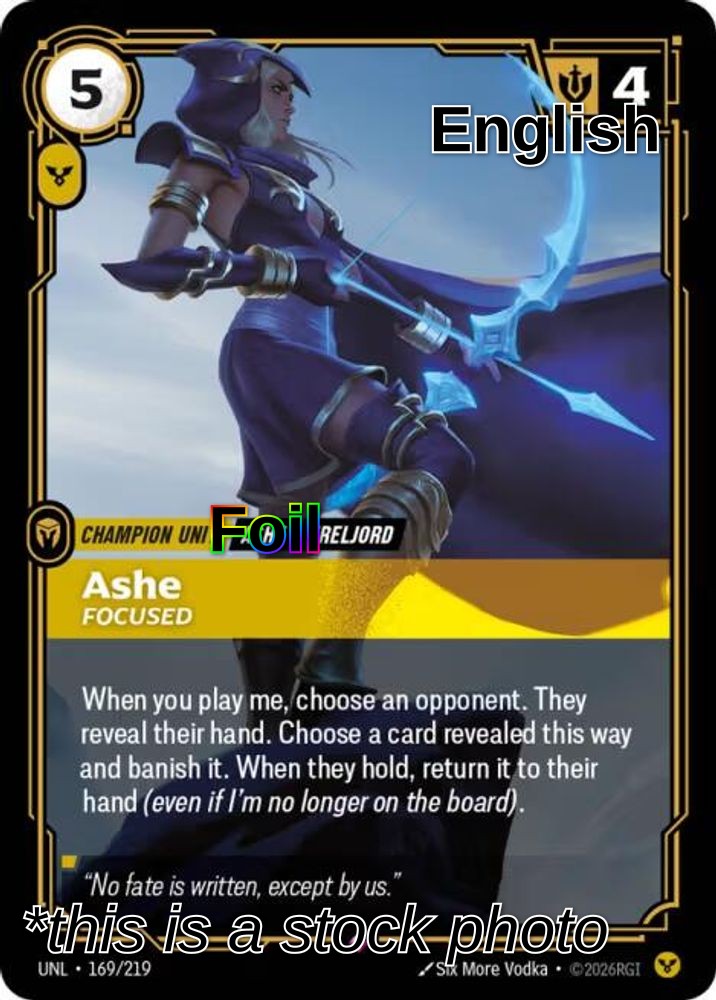 Ashe, Focused