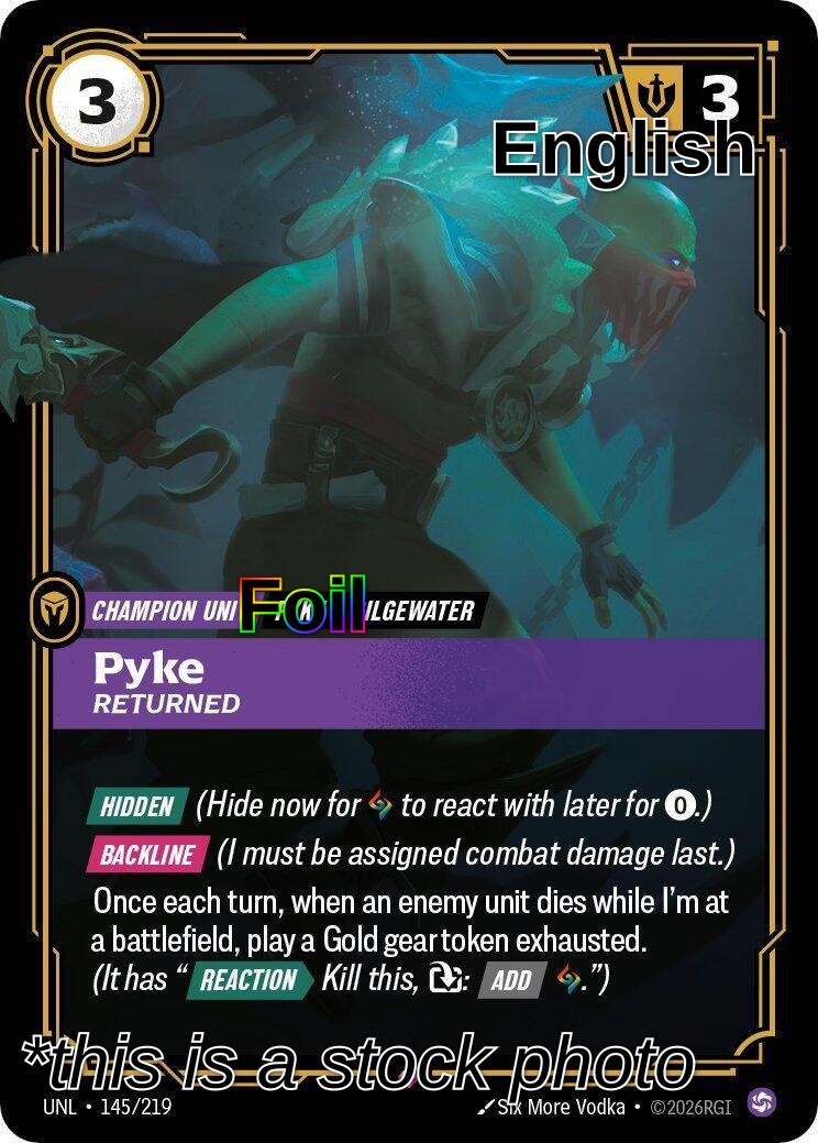 Pyke, Returned