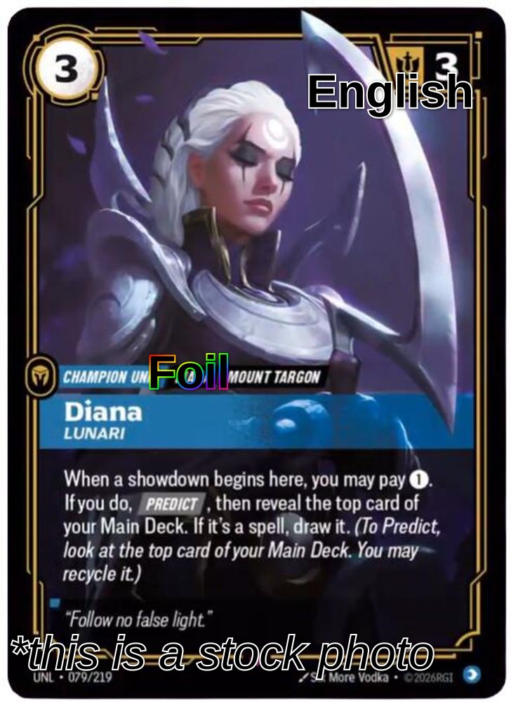 Diana, Lunari