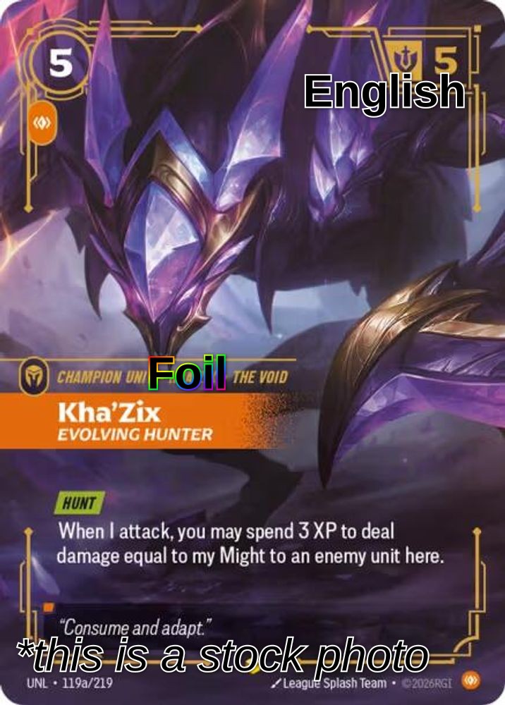Kha'Zix, Evolving Hunter (Alternate Art)