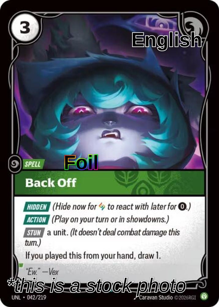 Back Off
