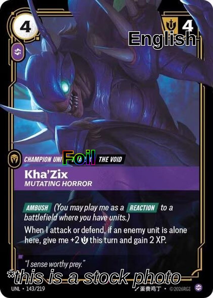Kha'Zix, Mutating Horror