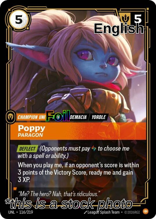 Poppy, Paragon