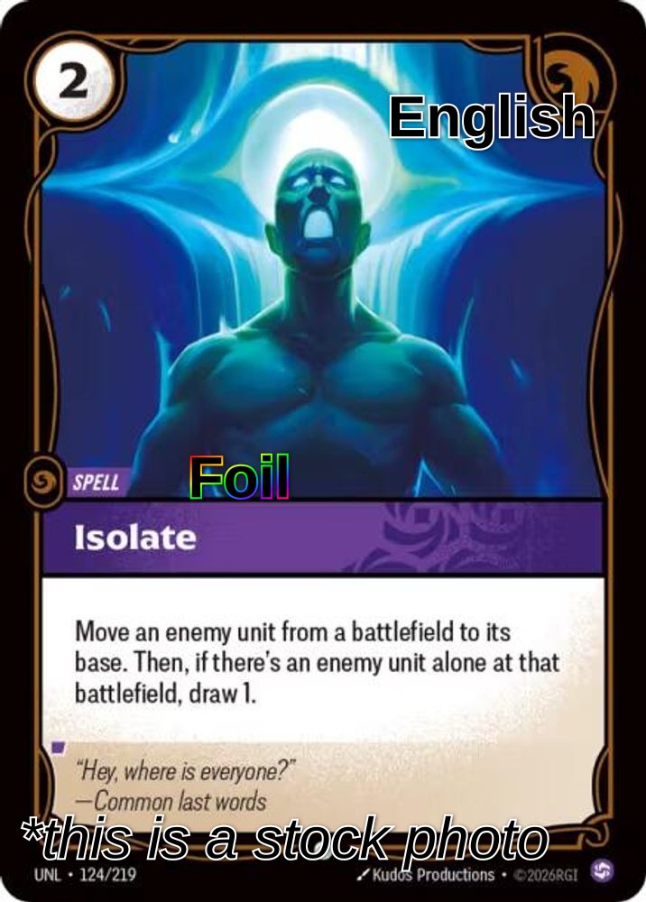Isolate
