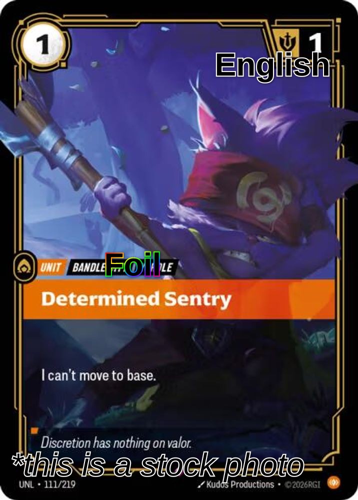 Determined Sentry