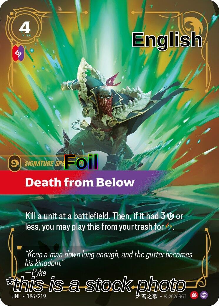 Death from Below