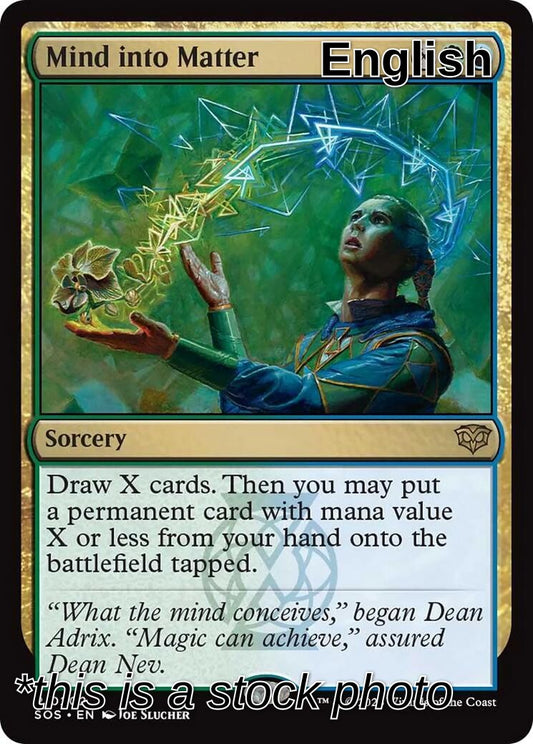 Mind into Matter