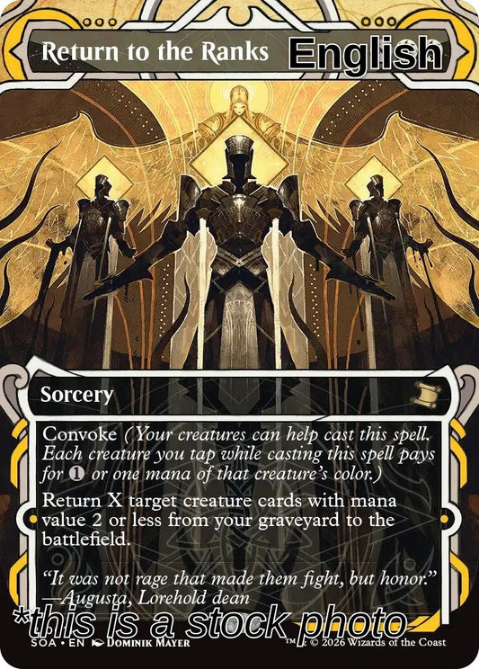 Return to the Ranks