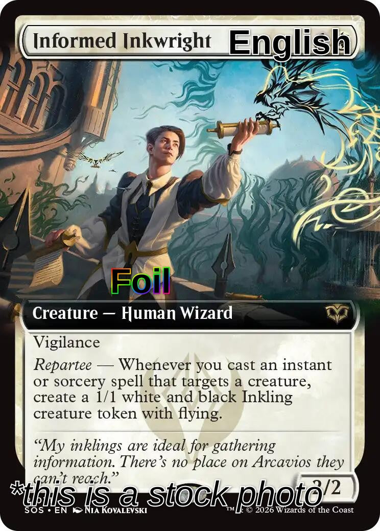 Informed Inkwright (Extended Art)