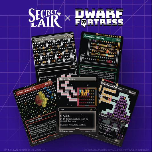 Secret Lair Drop: Secret Lair x Dwarf Fortress: Create New World - Non-Foil Edition
