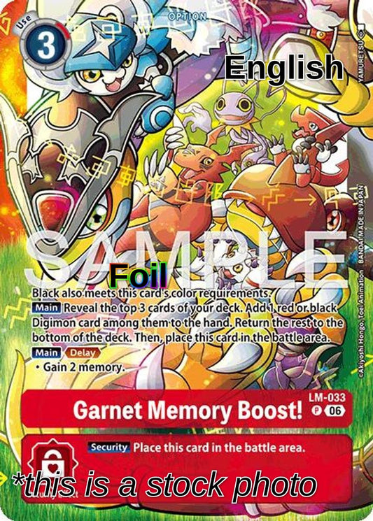 Garnet Memory Boost! (Alternate Art)