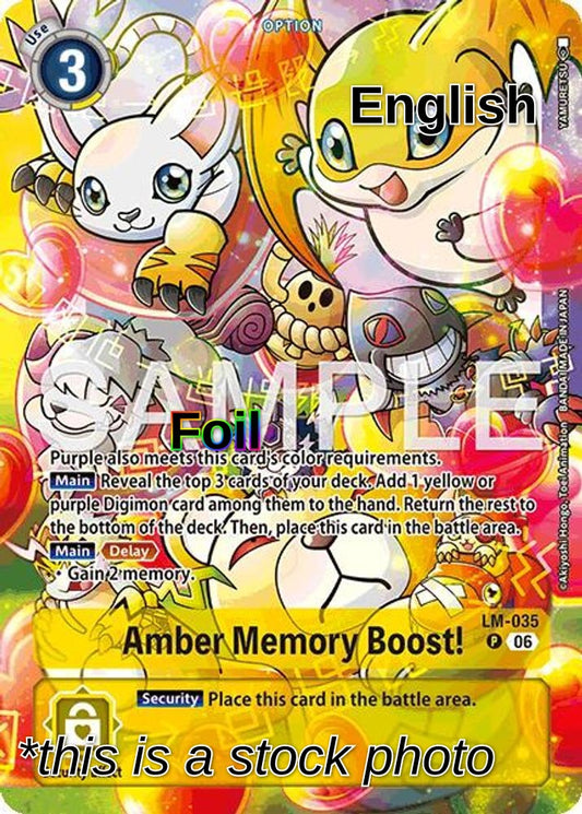 Amber Memory Boost! (Alternate Art)