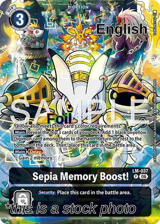 Sepia Memory Boost! (Alternate Art)