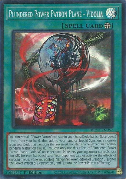 Plundered Power Patron Plane - Vidolia